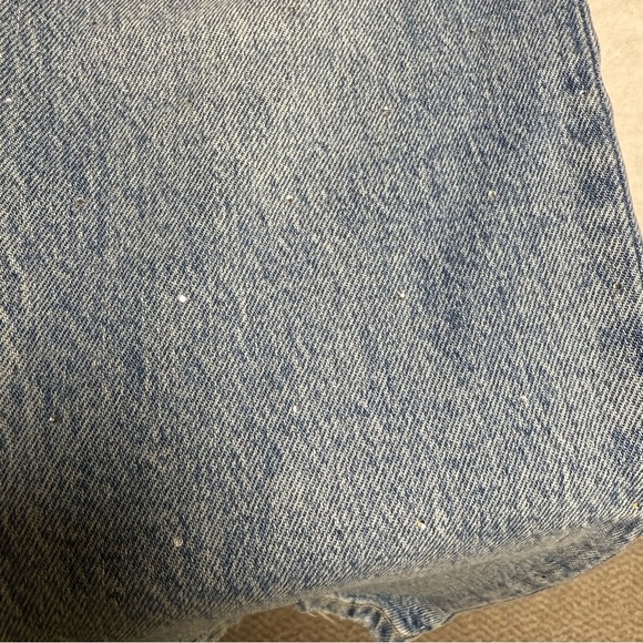 Edgely size 4 slim straight ankle high rise jeans with sparkles - Picture 3 of 6
